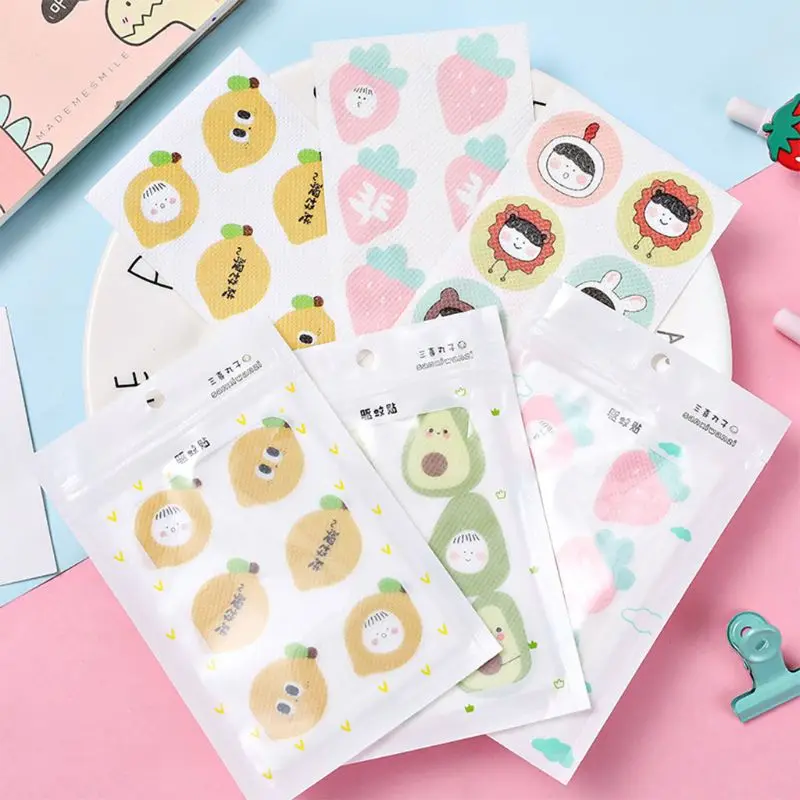 18 шт./упак. Мультяшные наклейки от комаров анти жуковые пластыри эфирное масло