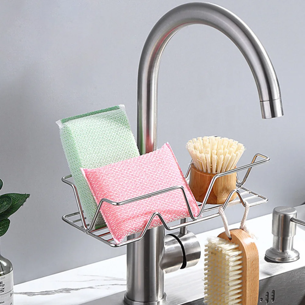 

2pcs Drain Rack Stainless Steel Draining Baskets for Home (Assorted Color)