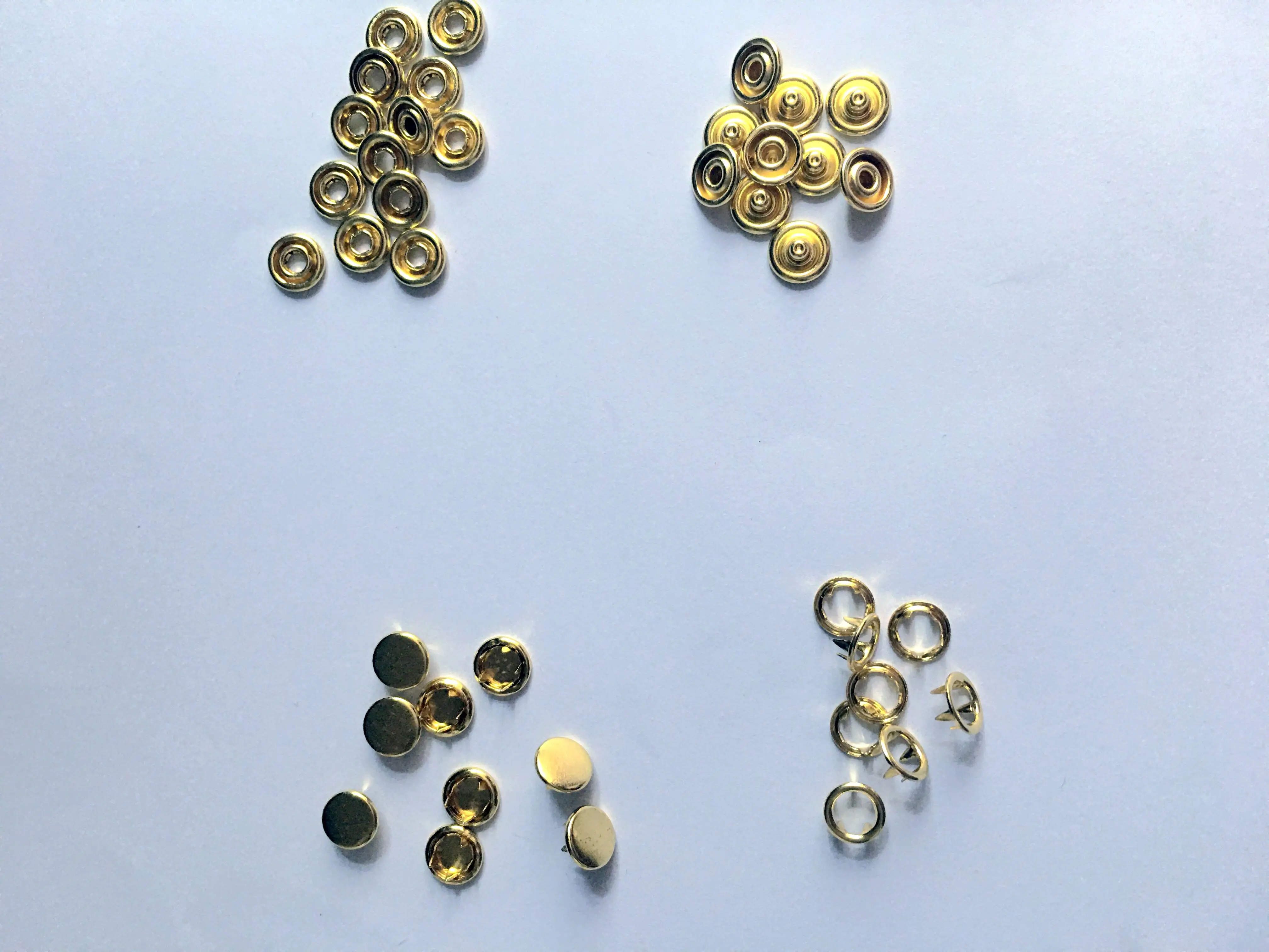 100 комплектов 8 мм защелкивающиеся пуговицы с зазубринами #111 Кнопка крепежные