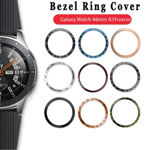 Металлический чехол с безелем для Samsung Galaxy Watch 46 мм 22 мм, рамка для стайлинга, защитный чехол для Samsung Gear S3 Frontier