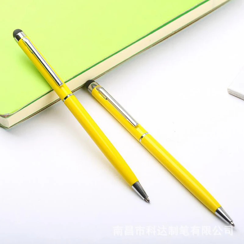 2PCS High Quality Metal Writing Ballpoint Pen Touch Screen Roller Luxury School Student | Канцтовары для офиса и дома