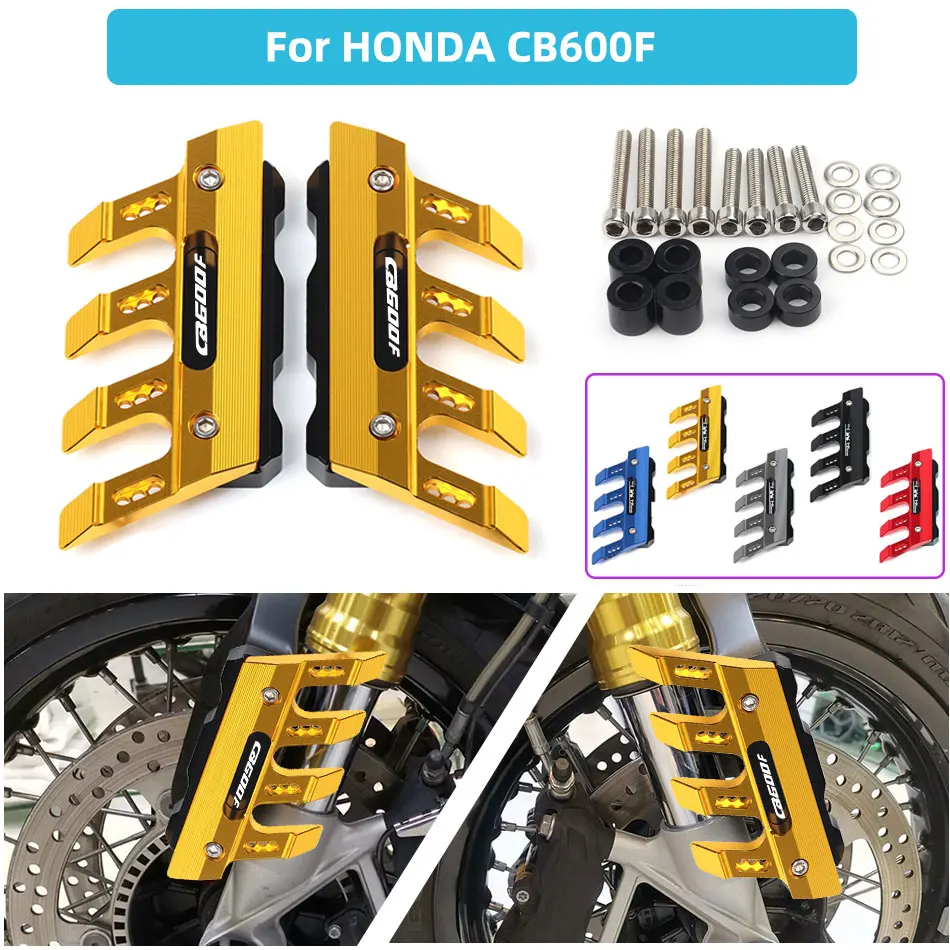 

With Logo Motorcycle Front Fender Side Protection Guard Mudguard Sliders For HONDA CB600F CB 600F HORNET Accessories universal