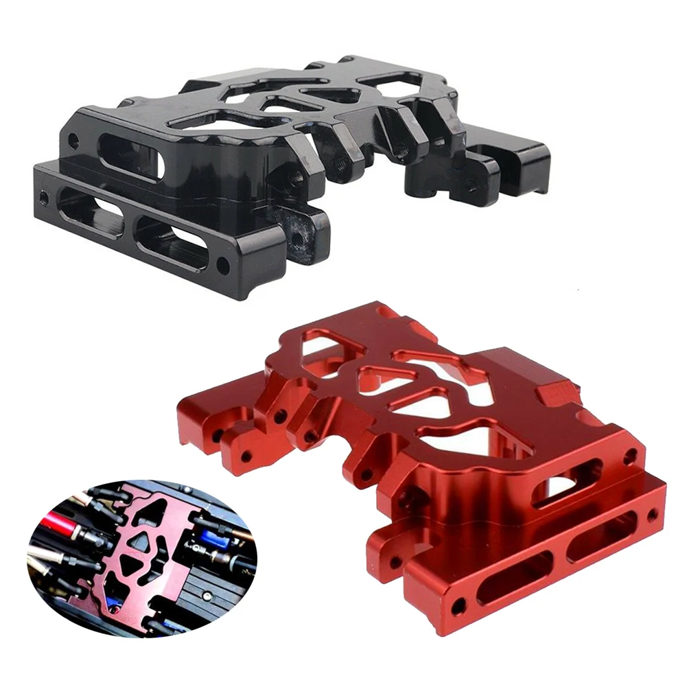 

RCTOYFUN CNC Center Gear Box Mount Wave Box Chassis 6061 T6 Aluminum Alloy Skid Plate For 1/10 Traxxas TRX-4 82056-4 RC Crawler