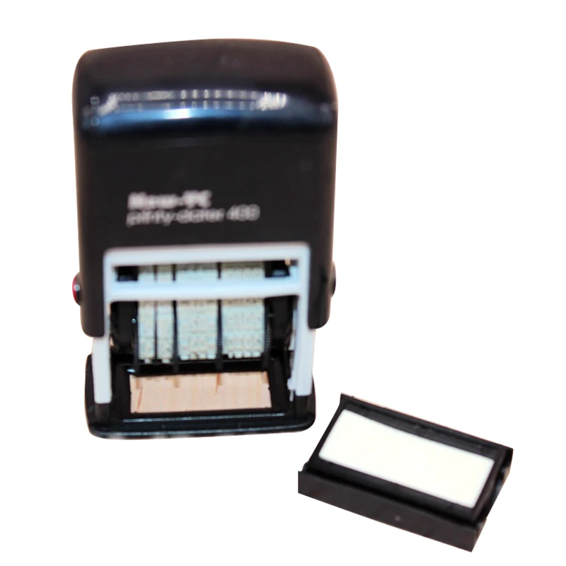 1 шт. винтажный Ретро пластиковый металлический штамп с надписями и датой