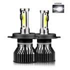 Светодиодный H4 H7 мини для автомобильных фар 12000LM 6000K H1 H3 H11 H13 H27 880 9005 HB3 9006 HB4 9007 бег противотуманная фара светодиодный фар