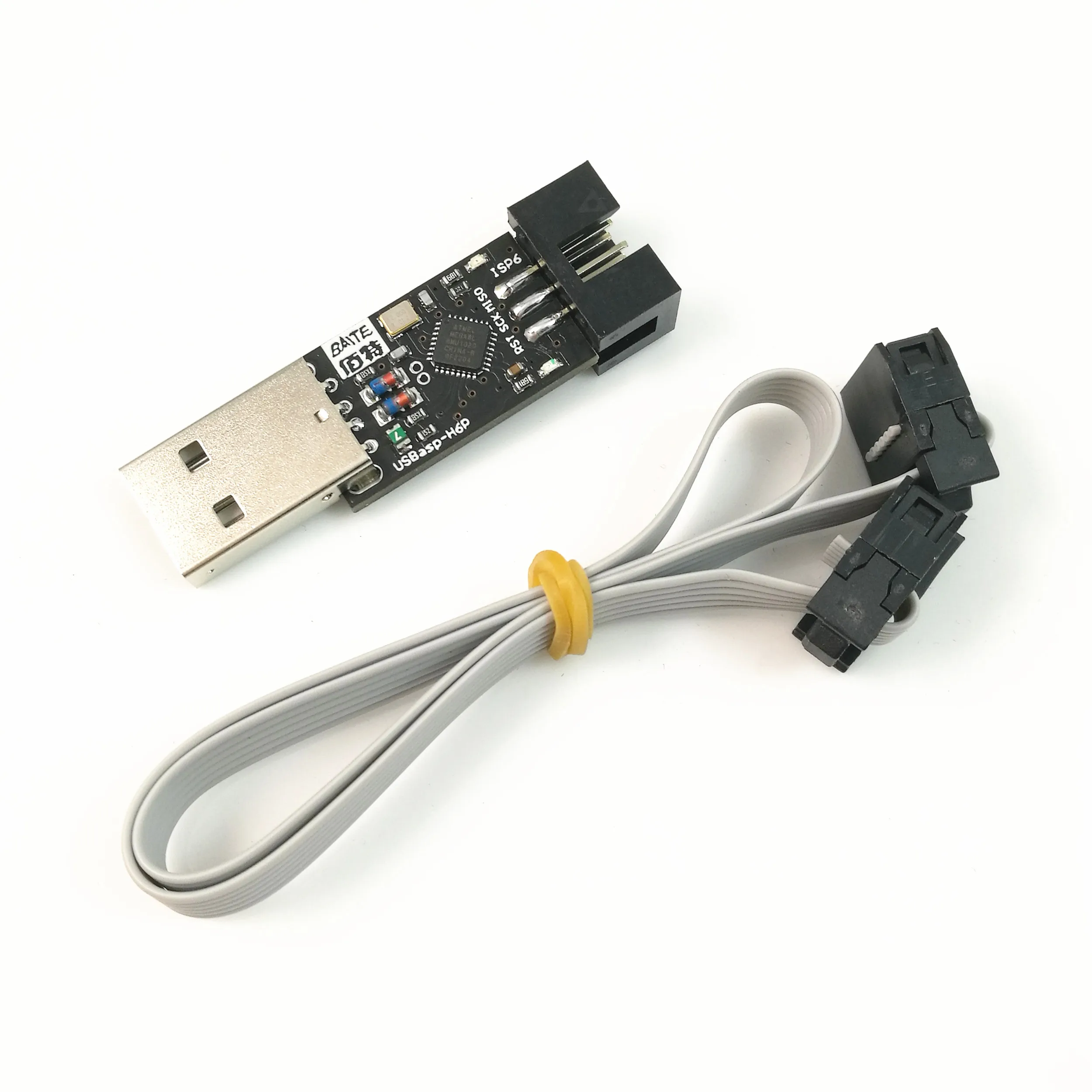 1 шт. USB ISP 5 в AVR программатор ATMEGA8 ATMEGA128 новый + 6PIN провод с поддержкой Win7 64Bit |