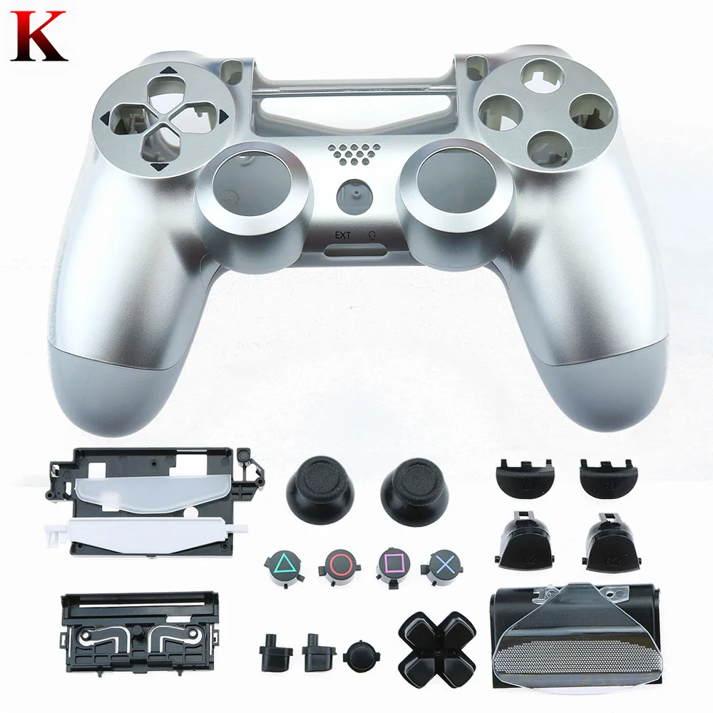 K YuXi оболочка для ps4 pro тонкая Замена полная оболочка и кнопки мод комплект контроллер пользовательский чехол Корпус для playstation 4 pro - Цвет: K