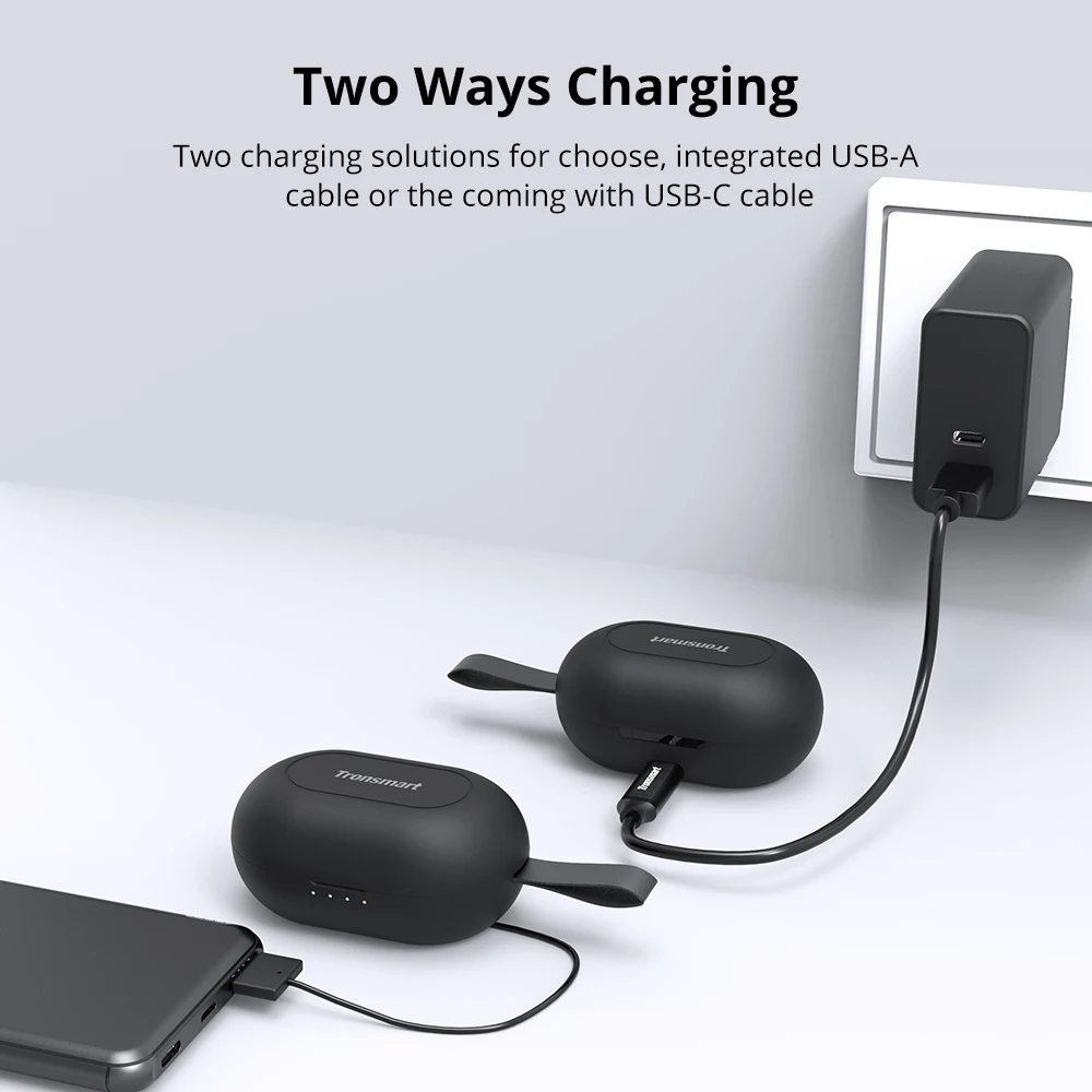 Tronsmart Spunky Beat Bluetooth 5 0 наушники Беспроводной вкладыши TWS с Поддержка APTX голосовой