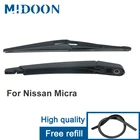 MIDOON заднего стекла стеклоочистители руки и Задняя щетка стеклоочистителя для Nissan Micra K12 11,2002-05,2005 лобовое стекло Защита от солнца на заднее стекло