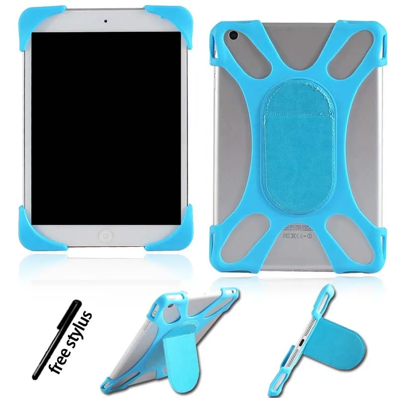 aqua bule KK& LL для Apple iPad 1 2 3 4/Air 3 /PRO 10,5 Pro 11-противоударный силиконовый чехол-подставка для планшета+ стилус - Цвет: aqua bule