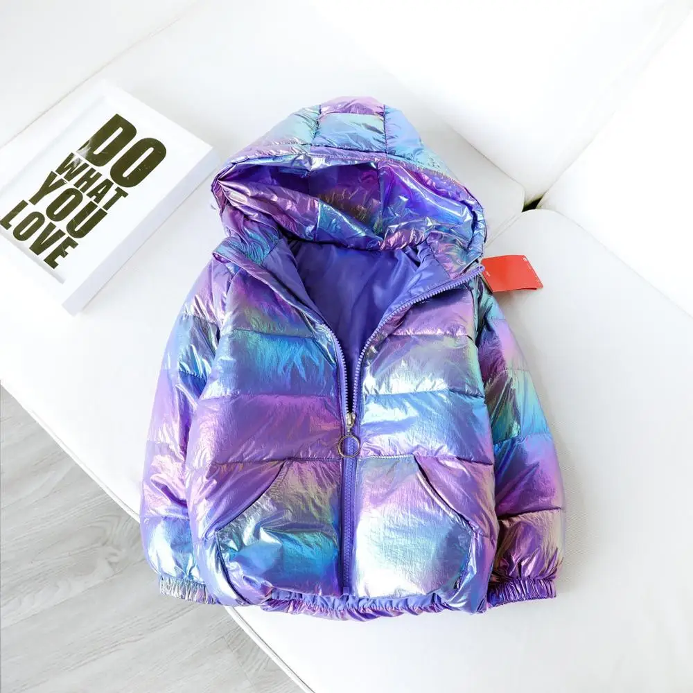 Детское блестящее детство! Детский осенний и зимний костюм в виде ракушки цвета