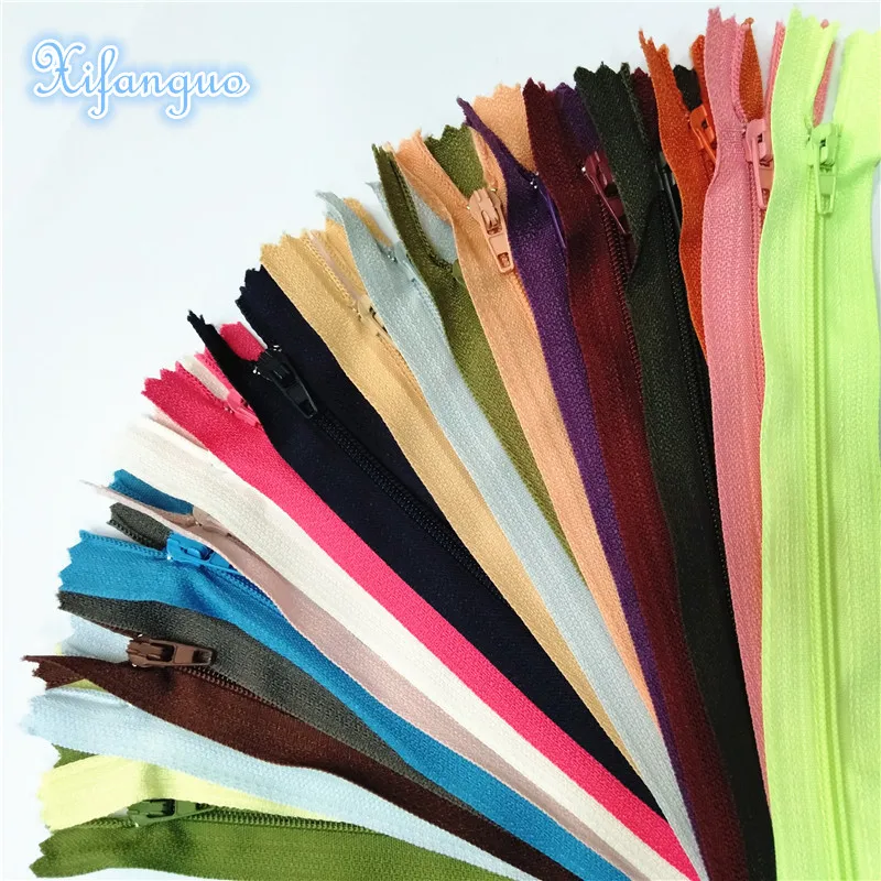 50 шт 3 # нейлоновая катушка молния Швейные поделки многоцветные на выбор (12 24