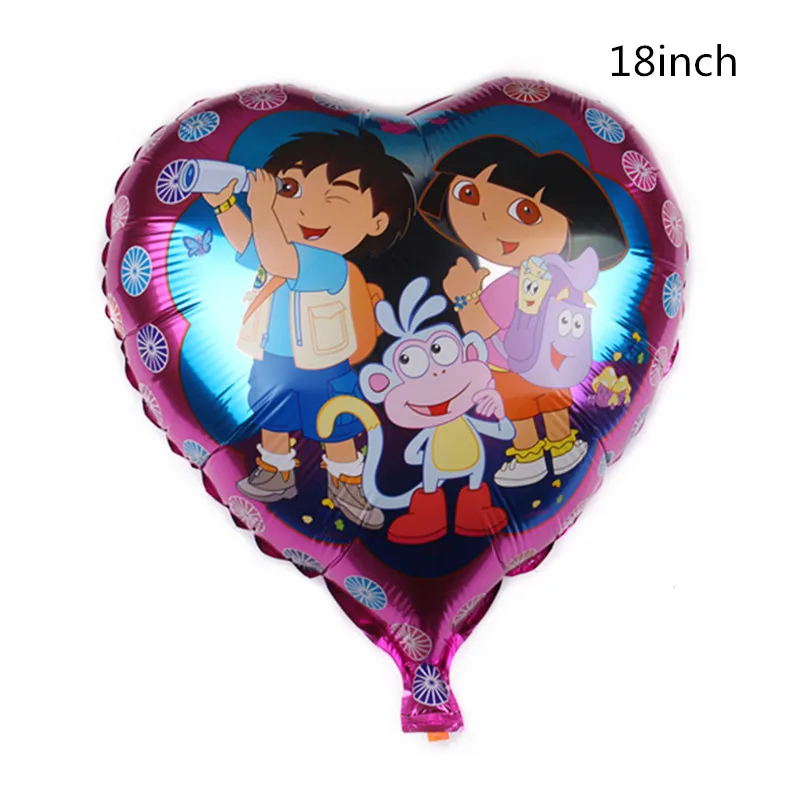 

Dora the Explorer Birthday Party Supplies Party Decoration Disposable Party Tableware Napkin Plate Tablecloth Banner Balloon