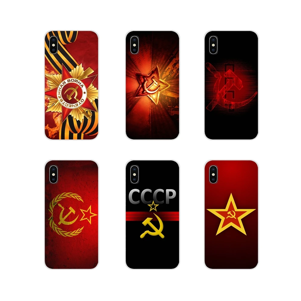 Для Huawei Honor 4C 5C 6X 7 7A 7C 8 9 10 8C 8S 8X 9X 10I 20 Lite рro Россия советский эмблема cccp аксессуары