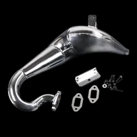 high performance power lift exhaust pipe for rovan rofun 71cc 2 stroke gasoline engine fits losi 5ive t rovan lt