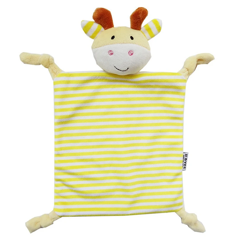 

6PCS Newborns Infant Reassure Towel Baby Toys Animal Soft Comforting Doll Plush Appease Educational Plush Toys