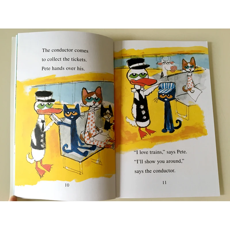 Juego de 19 libros/Set Pete the Cat, con im&aacute;genes cl&aacute;sicas en ingl&eacute;s, para leer mi primera lectura, 22,8x15,2 cm-4