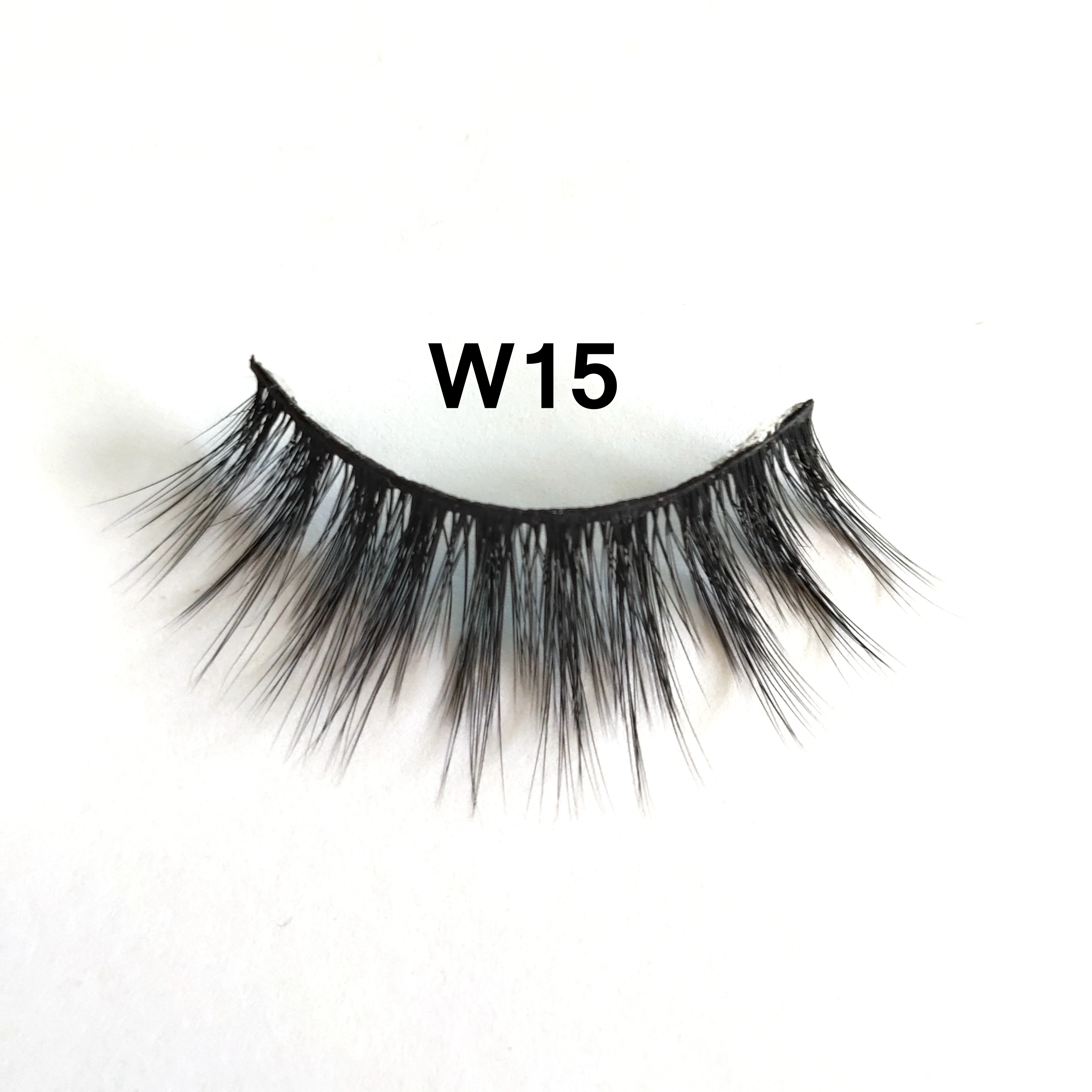 Оптовая продажа с фабрики натуральная Длина Искусственные норковые 4D ресницы