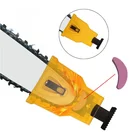 Заточка зубов цепи бензопилы портативная прочная легкая в использовании острый стержень быстрое шлифование цепной пилы инструмент для шлифовки