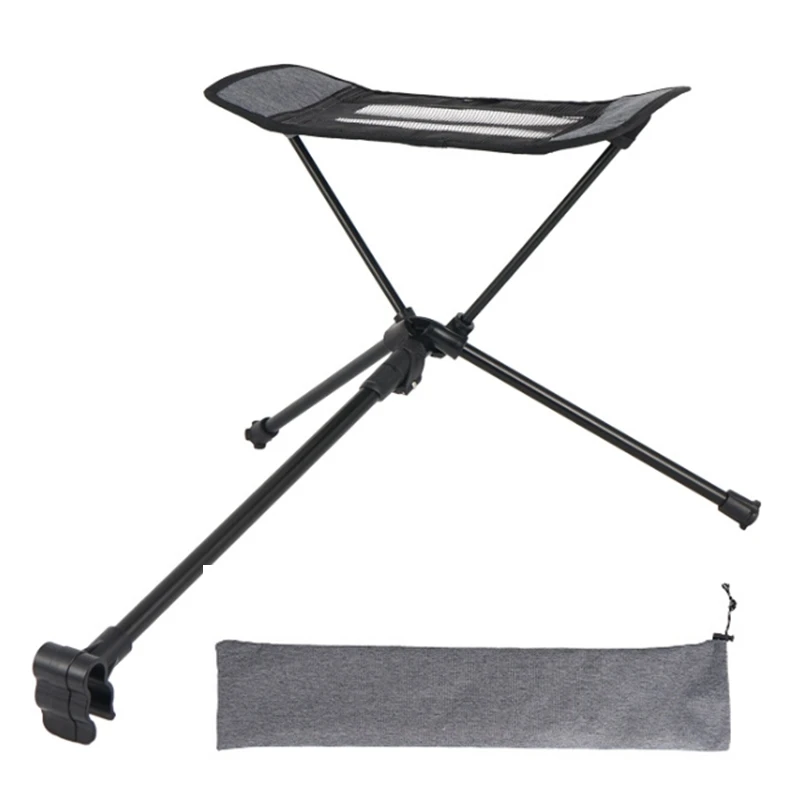 

Outdoor Folding Footrest Portable Recliner Footrest Extended Leg Stool Can Be Used with Folding Chair