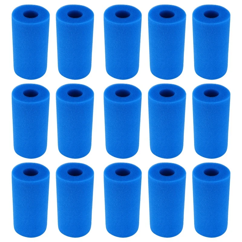 

20 шт аксессуары для бассейна (пенный фильтр губка многоразовые для Intex Тип моющийся Biofoam Вымойте Фильтр пены губки