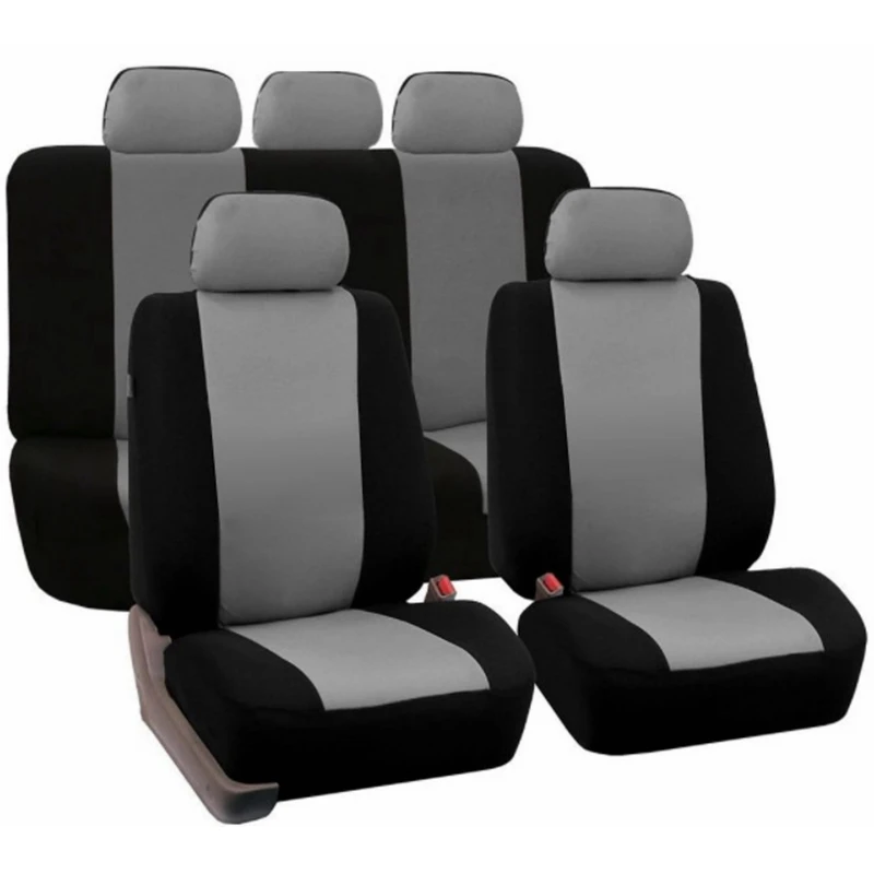 Универсальный чехол для сиденья седан подушки бежевый серый Ford Escape 2 Hyundai Solaris