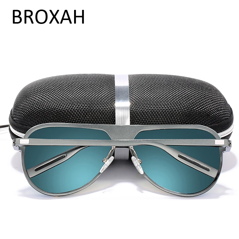 Мужские солнцезащитные очки для вождения круглые поляризационные в стиле ретро