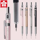 Механический карандаш для рисования Sakura, ручка, металлический стержень, постоянно записывающий ученический эскиз, дизайнерский механический карандаш 0,30,5 мм