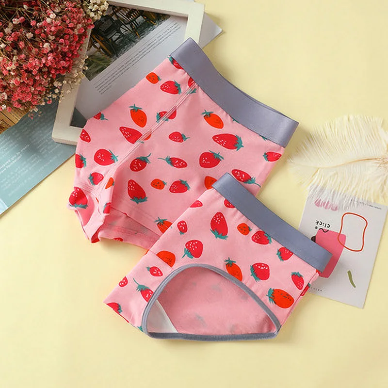 2021 Couple Underwear Modal Underwear New Arrival Comfortable Women's Underpants Men's Boxers Shorts Breathable Couple Panties