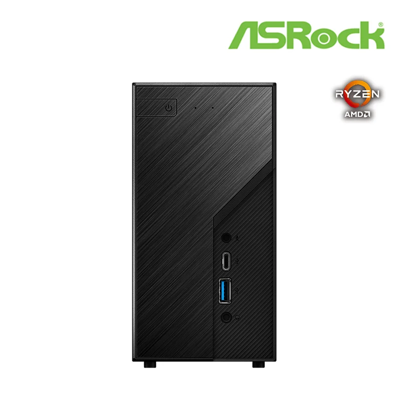 Чехлы и Материнская плата ASROCK DeskMini X300 MINI ATX WIFI M.2 STAT USB3.2 [без (CPU/SSD / RAMs)] Φ Socket AM4 |
