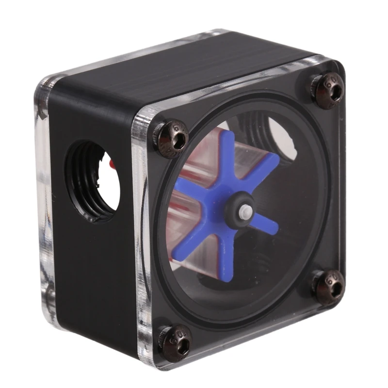 Flowmeter Indicator G1 / 4 Thread 6 Impeller 3 Ways for PC Computer Water Cooling System | Компьютеры и офис