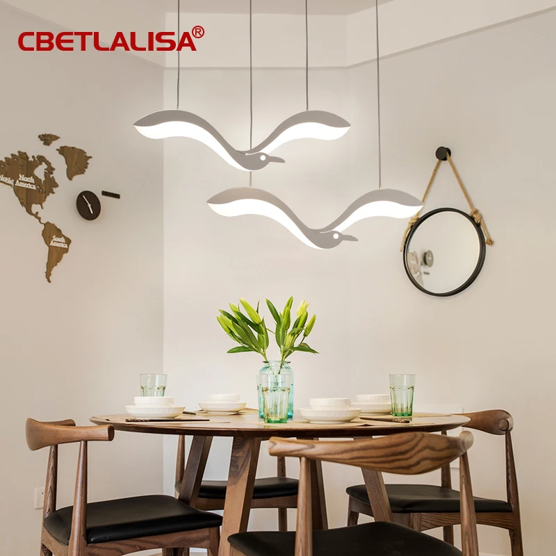Креативная Современная подвесная светодиодная Люстра для столовой кухни люстра
