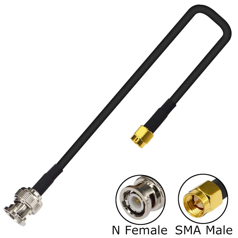 Кабель с низкой потерей BNC папа SMA коаксиальный Соединительный кабель адаптер