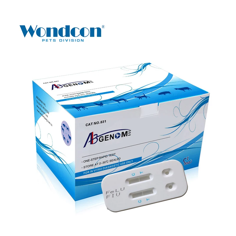 Wondcon ветеринарный комплект для быстрого тестирования кошек FIV Ab FeLV