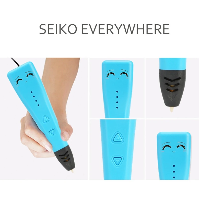 3D Printing Pen Crafting Doodle Drawing Arts Printer Perfect Gift for Kids 20 rolls of 5 m PLA consumables | Компьютеры и офис