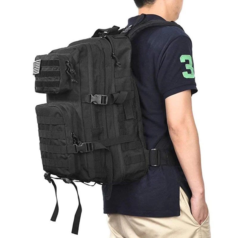 

50L Large Capacity Army Tactical Backpack Military Assault Bags Outdoor Molle Pack for Trekking Camping Hunting Bag Colorful