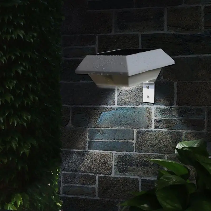 

6LED Solar Powered Wall Light Outdoor Waterproof PIR Motion Sensor Lighting Park Courtyard Fence Street Garden Decoration Lamp