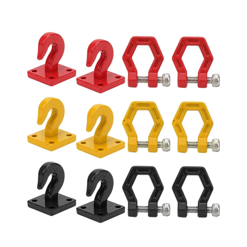 

Metal RC Trailer Hook Replacement Parts Accessory Fit For 1/10 RC Crawler AXIAL SCX10 90046 TRX4 D90