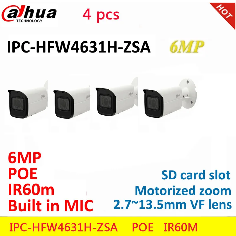 Dahua 6MP IP bullet камера IPC-HFW4631H-ZSA заменить IPC-HFW4431R-Z со встроенным микрофоном слот для sd-карты PoE CCTV камера