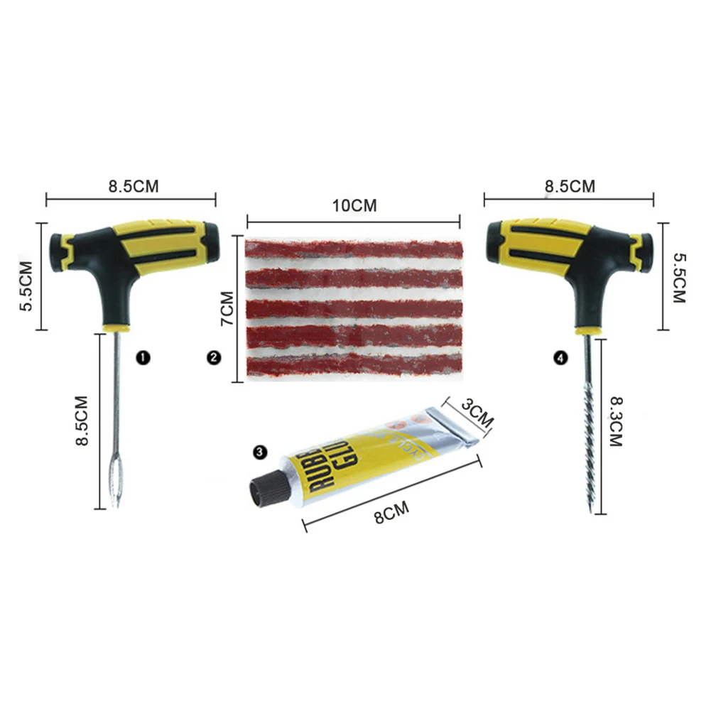 Быстрое восстановление автомобильных бескамерных шин пробка для Резиновая