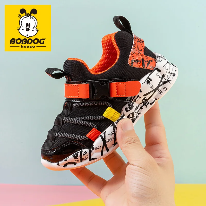 Детская обувь BOBDOG house Нескользящие Детские кроссовки с мягкой подошвой