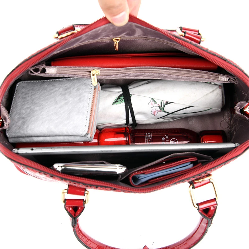 

Fashion High Quality Shell Handbag Women Embossed Leather Shoulder Bags Ethnic National Style Crossbody Bag Ladies Totes