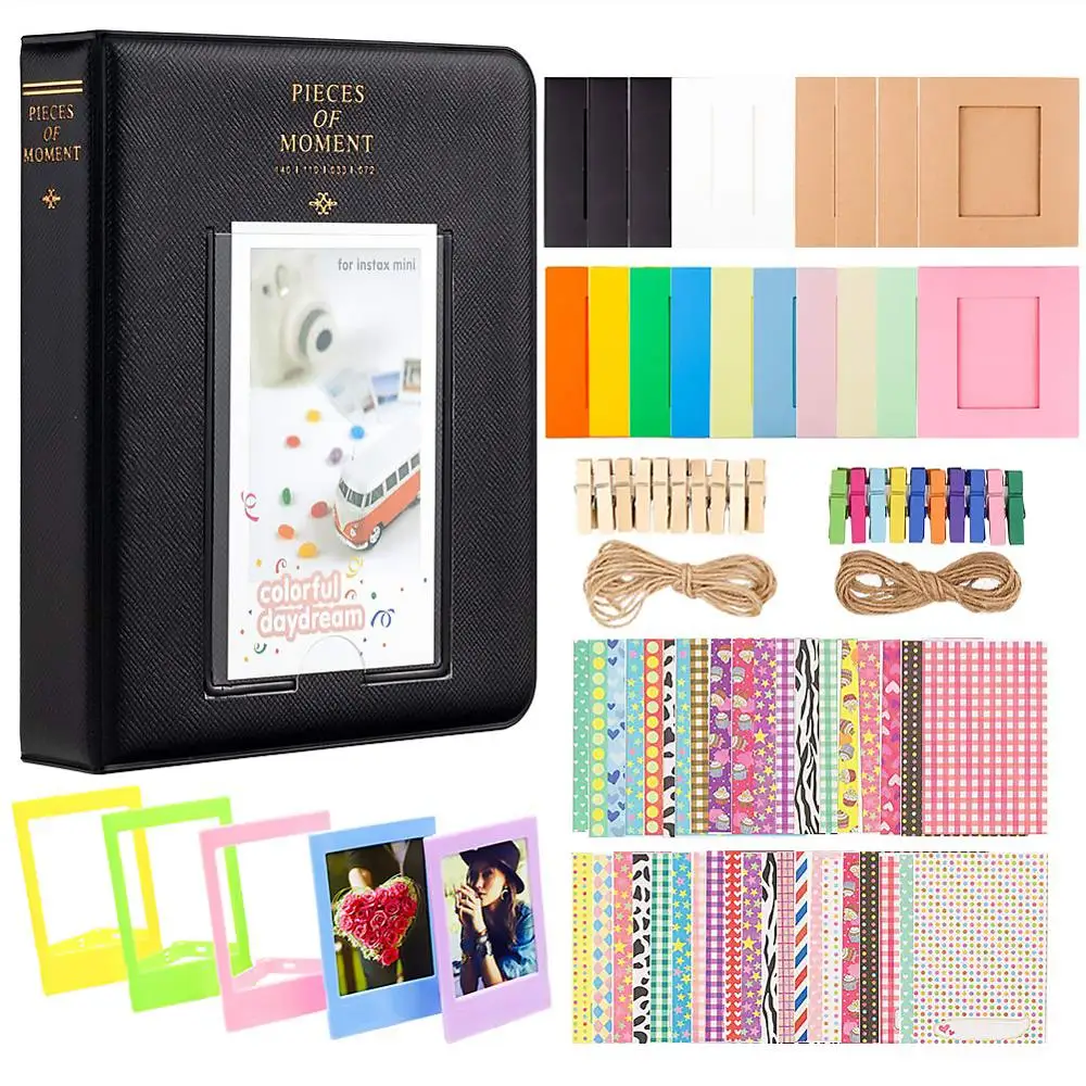 3inch 64 pagesE6in1 100/200 карманы фотоальбом с рисунками из мультфильмов Interleaf Тип 5/7 дюймов DIY Скрапбукинг Свадебные детские фото альбом для хранения чехол подарки - Цвет: 3inch 64 pagesE6in1