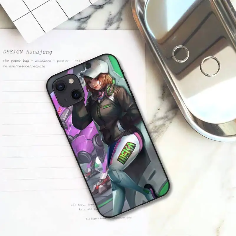 Чехол для телефона OW D.va DVA iPhone 11 12 Mini 13 Pro XS Max X 8 7 6s Plus 5 SE XR | Мобильные телефоны и