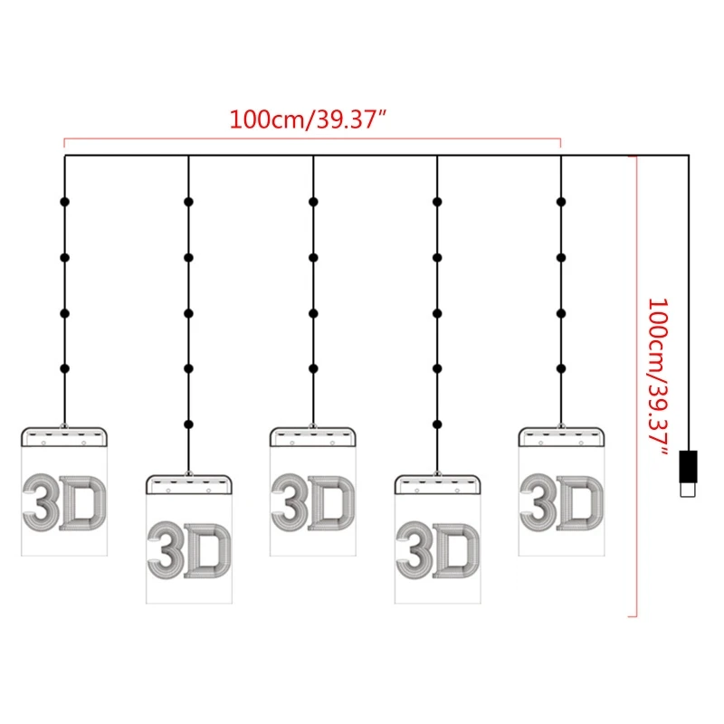 

Christmas String Lights, LED Christmas Decorations USB Charging for Festival, Party, Indoor Outdoor Christmas Decor