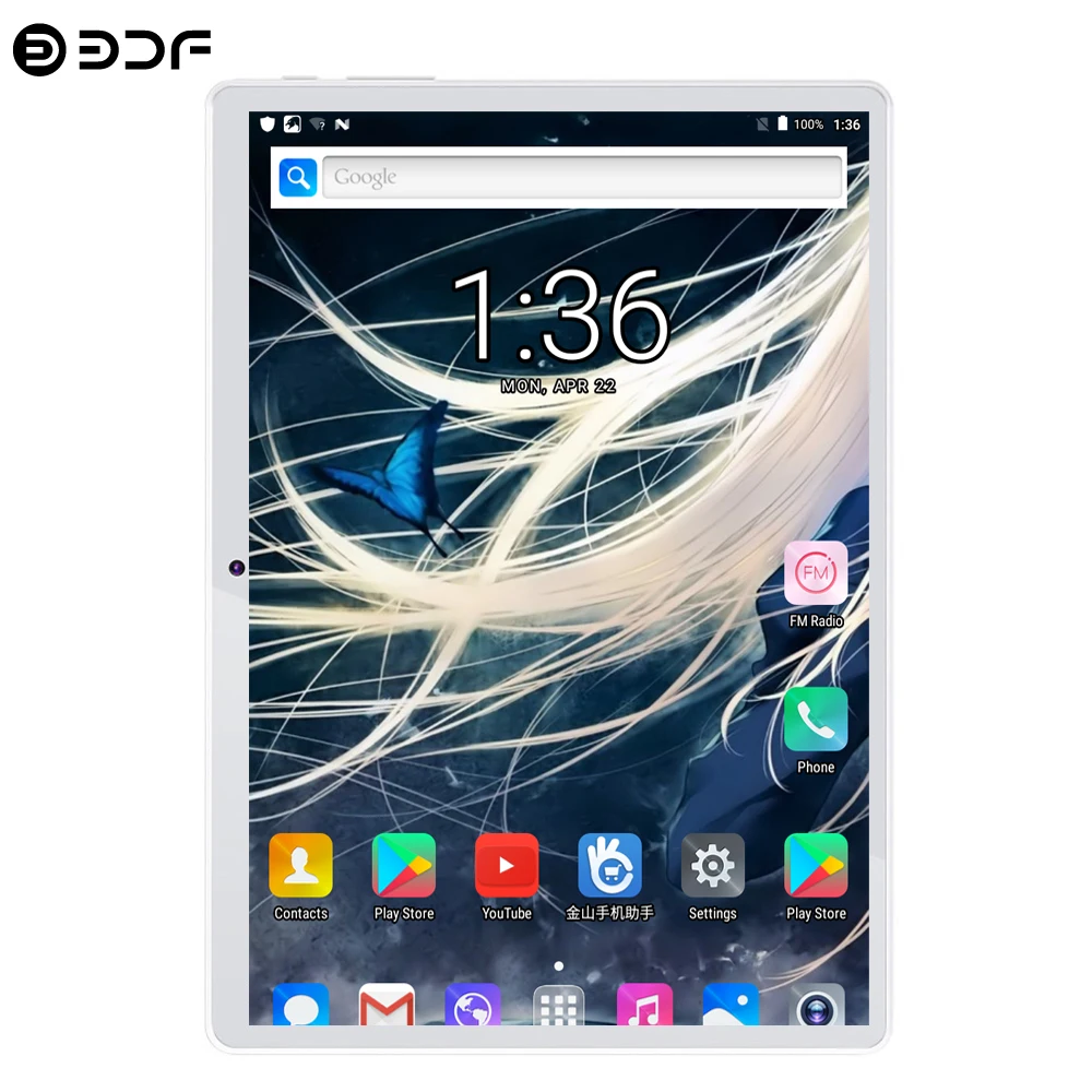 BDF горячая Распродажа планшет 10 дюймов 3g 4G LTE планшетный ПК Android 7,0 Восьмиядерный 4 Гб ram 64 ГБ rom WiFi 10,1 планшет ips 1280*800 Tab