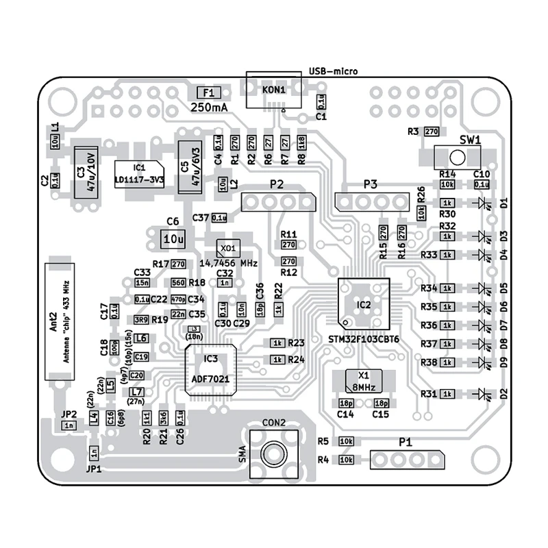 V2.0 Mmdvm модуль точки доступа P25 Dmr Ysf Nxdn + Raspberry Pi 3B 16G Sd чехол | Компьютеры и офис
