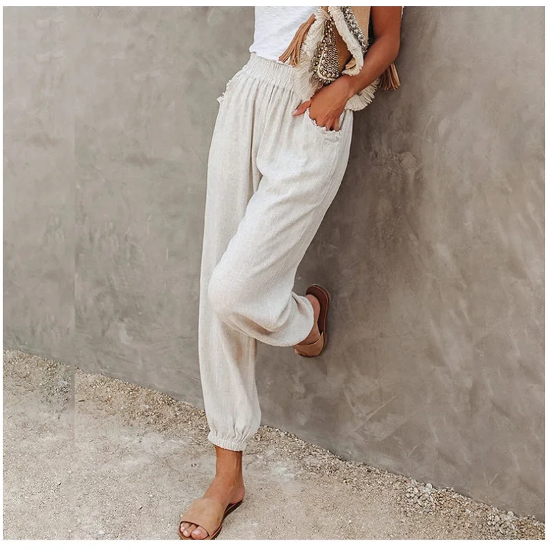Sweatpants Women Summer Loose Korean Fashion Trend Casual Women's Harem Pants New 2022 Spring and Autumn Thin Section Trousers