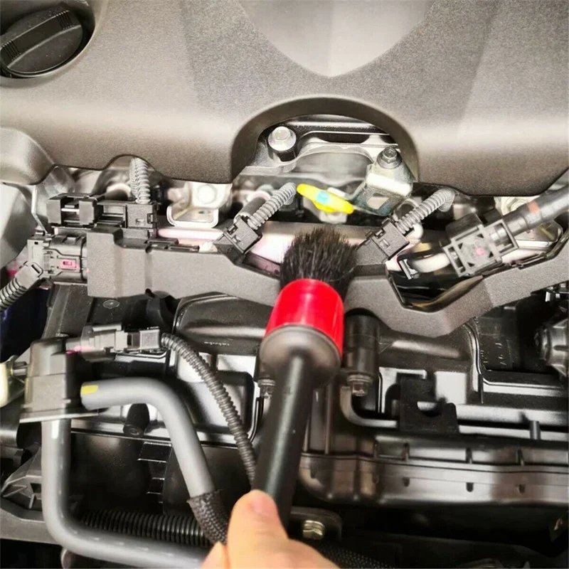 Щетки для детали автомобиля-Набор щеток из 6 предметов очистки автомобильных