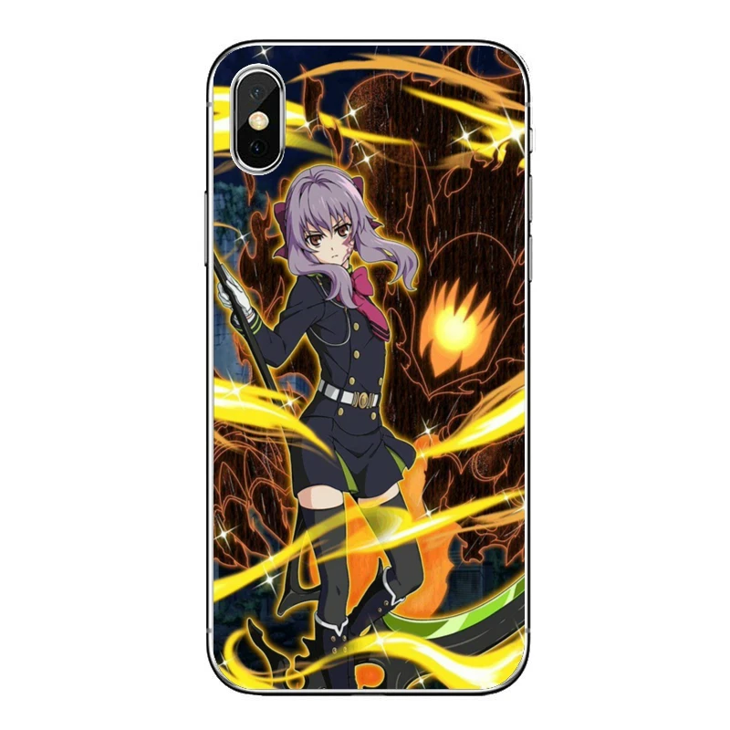 Чехол с аниме Hiiragi Shinoa Seraph of the end для Xiaomi Mi 11 Note 10 10T 9 9T 8 Pro A2 Lite A3 A1 Poco F1 F2 M3 X3 NFC |